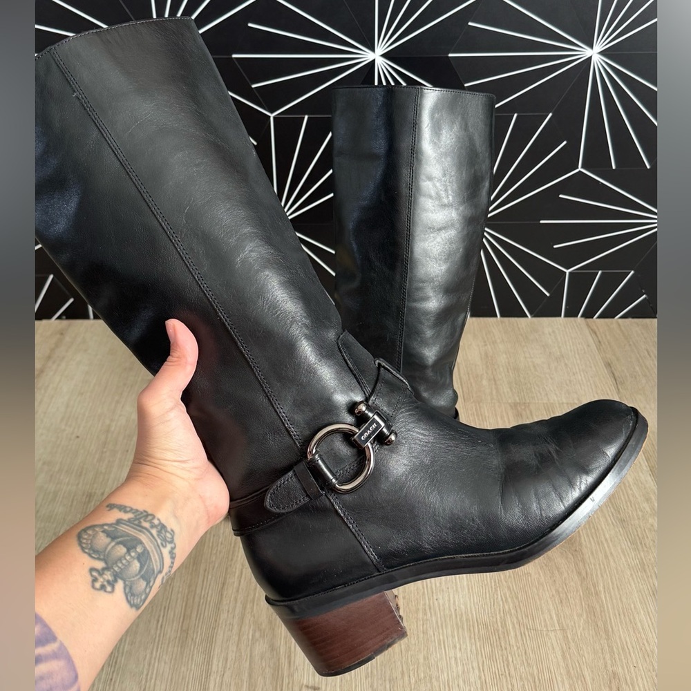 Coach Carolina Riding Boots.